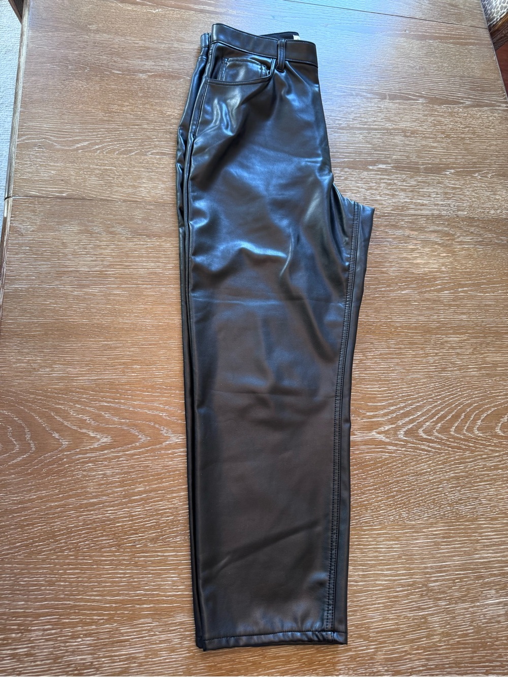 Abercrombie & Fitch Women’s Black Vegan Leather Pants
